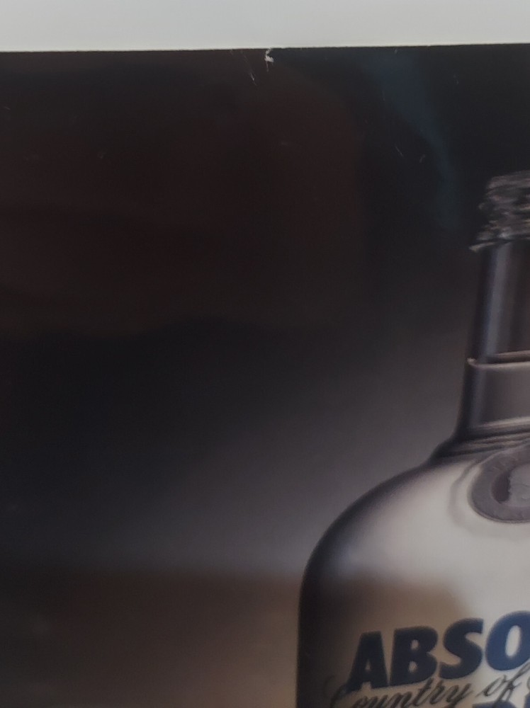 Absolute Aromatherapy Vodka Magazine Ad Open Bottle
