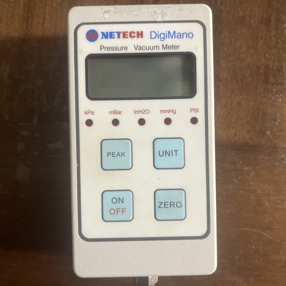 NETECH DIGIMANO PRESSURE / VACUUM METER 2000