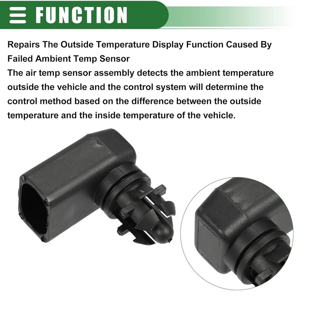 For GMC Canyon 2004-2012 Ambient Air Temperature Sensor Replacement 25775833