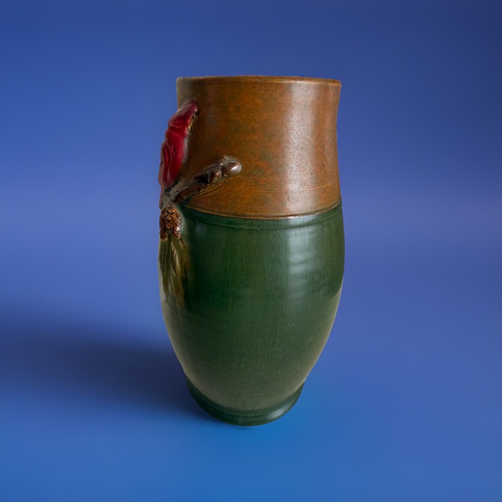 Ephraim Faience Pottery Eyecatcher Vase 2019 ltd ed cardinal FREE priority ship