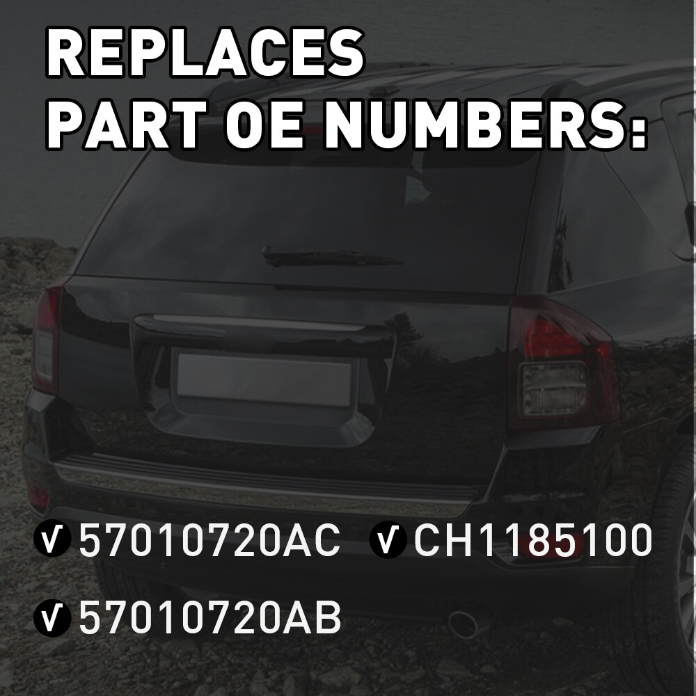 Rear Bumper Light Right Reflector Passenger For Side Jeep 2011-2017 Compass