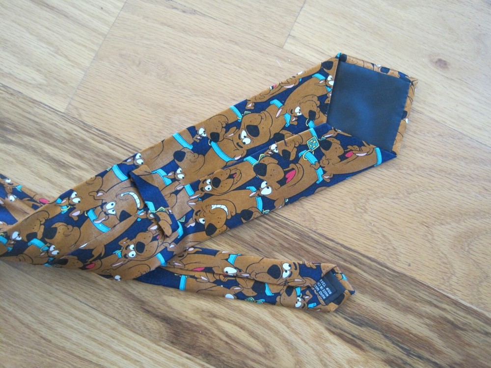 Scooby Doo Tie 100% Silk GUC