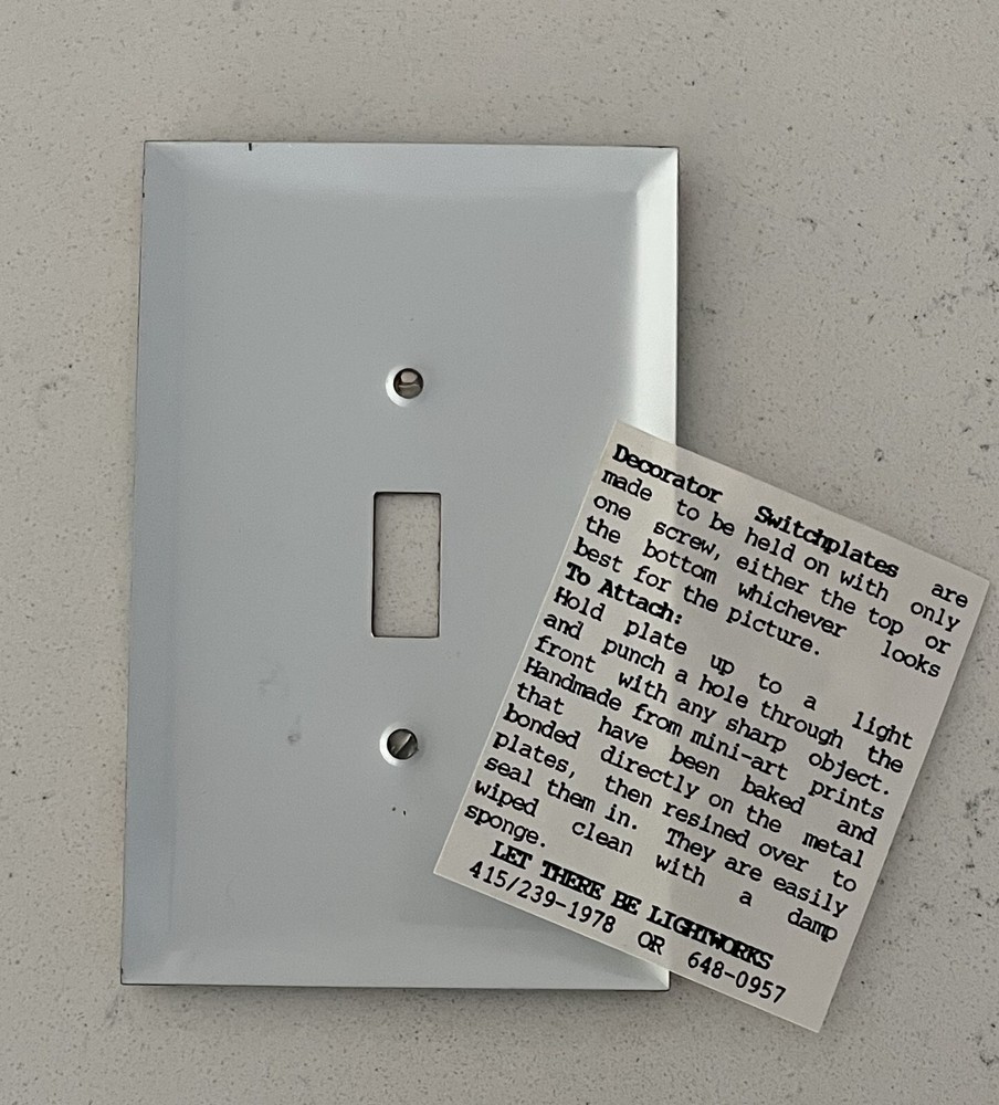 Let There be Light - Decorative Switchplate, Mickey Mouse (Magazine)