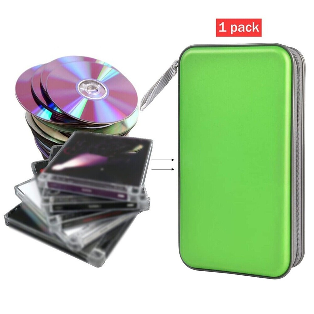 Hard Plastic CD Case Protective Holder DVD Disc Storage Portable Wallet for Car