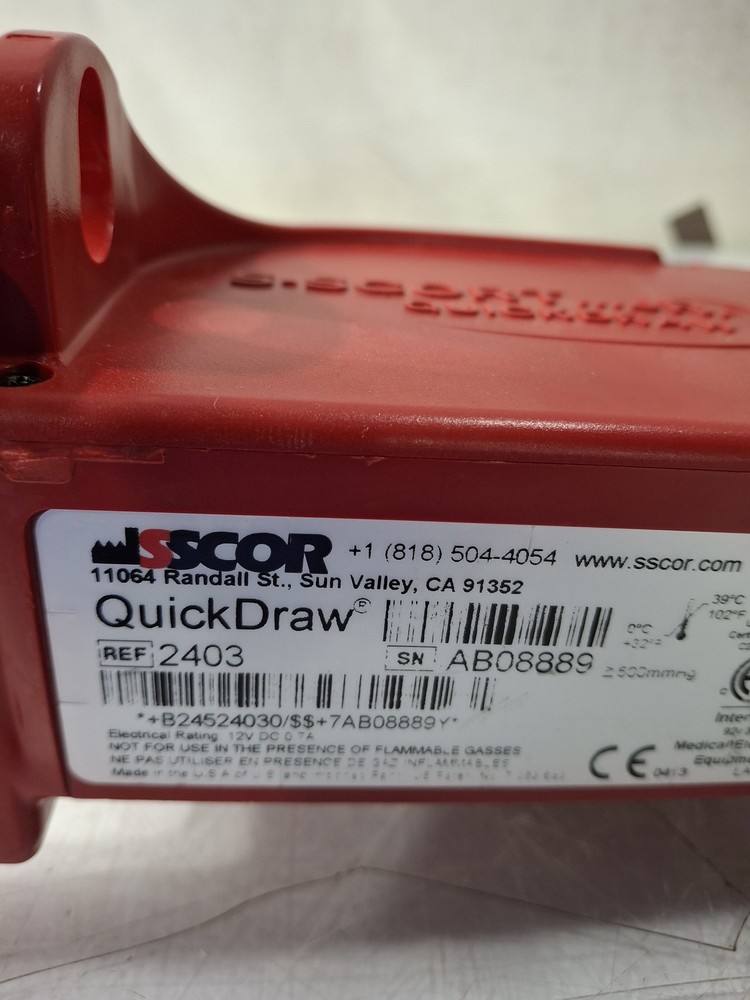 SSCOR, Inc. 2403 Quickdraw Handheld Aspirator