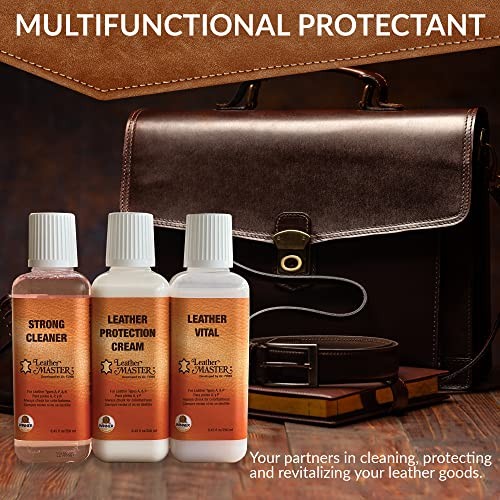 Strong Leather Care Bundle - 250 ml Exceptional Leather Care Stain Remover,