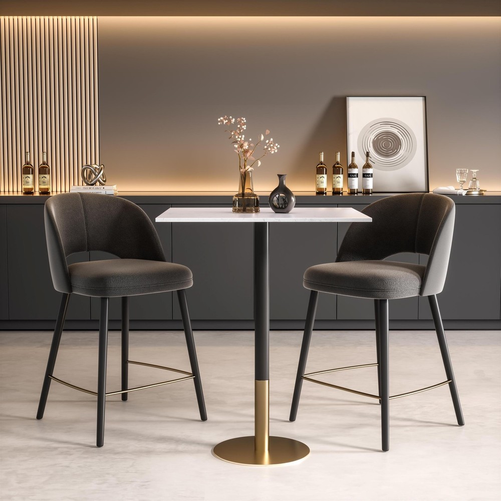 Elegant Decor Ronan 31.5" Pub Table in White