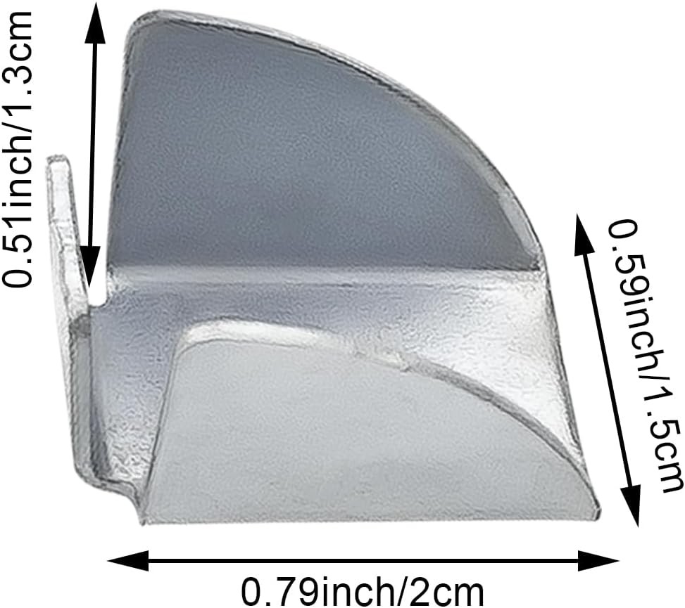 15 PCS Shelf Clips Bracket Replacement for Garage Cabinet, Removable Silver