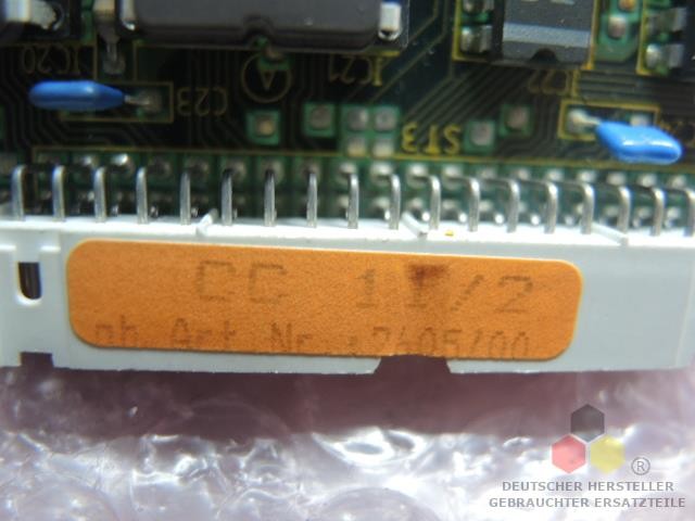 1-Bit processor card CC 11-100, Bachmann Electronic No. 2605/00, Battenfeld
