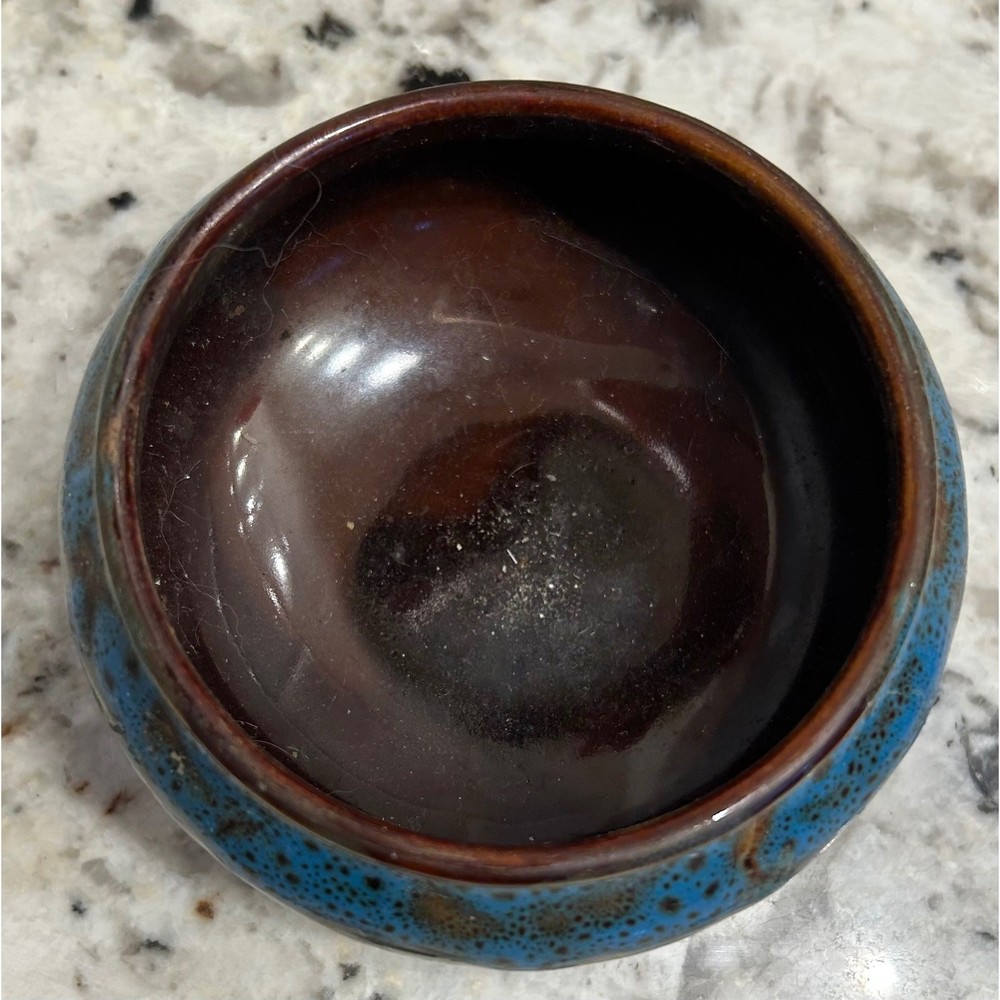 Stoneware Ceramic Incense Potpourri decor round Flower