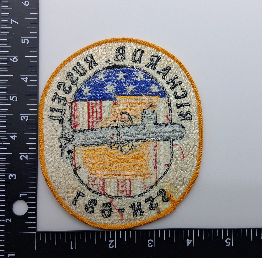 USS Richard B Russell SSN-687 Patch
