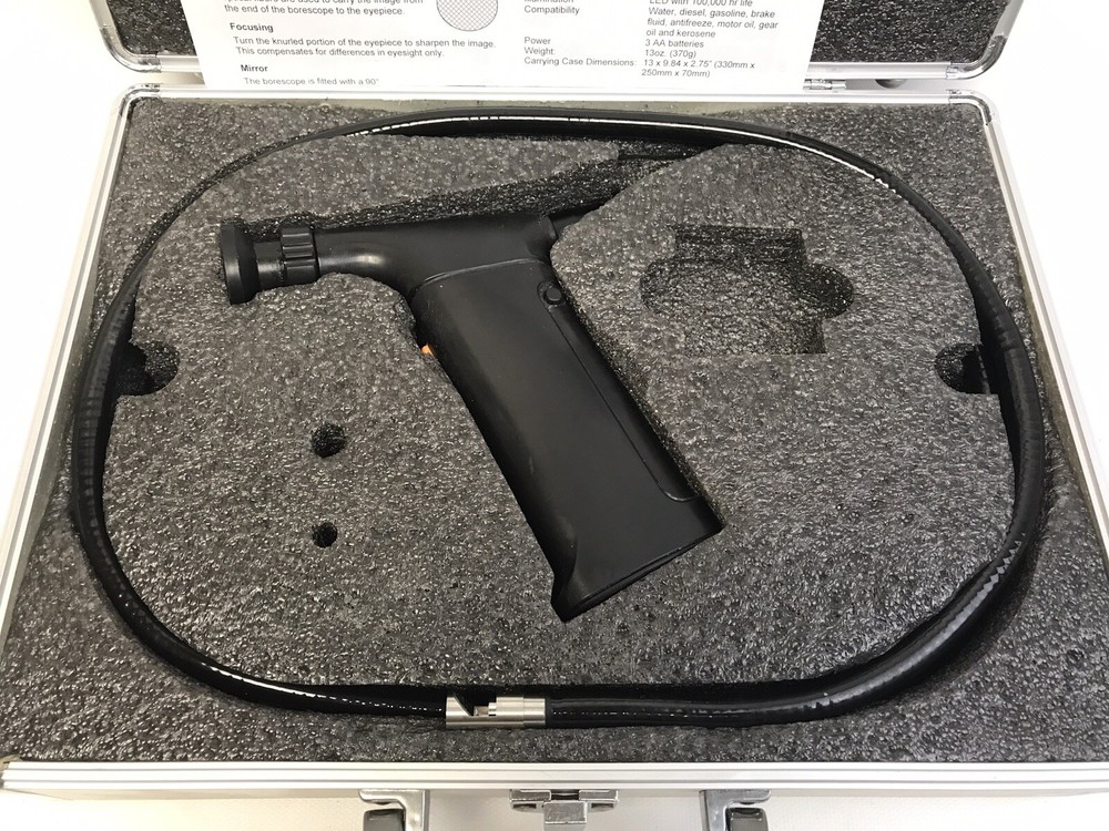 Extech Flexible Borescope Model BR136 w/ Carrying Case