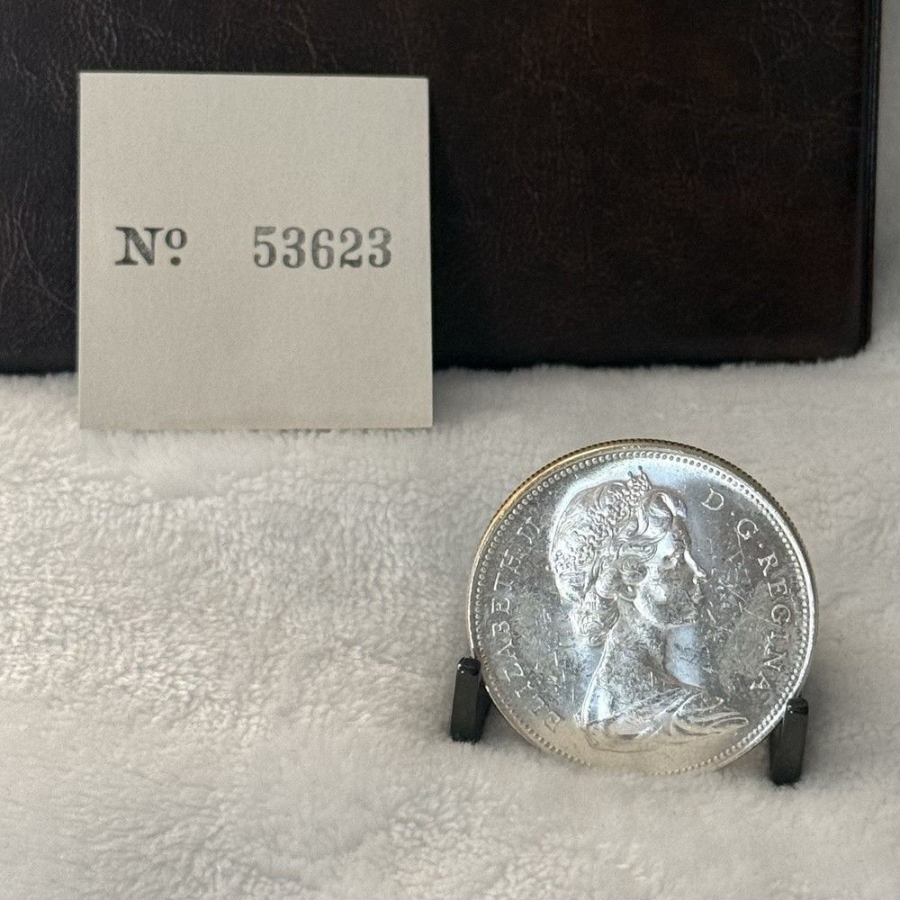 1966 Canada Dollar 80% Silver Coin