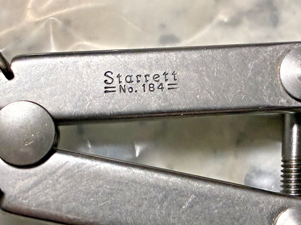 Starrett No. 184 Inside spring caliper 6" capacity flat leg
