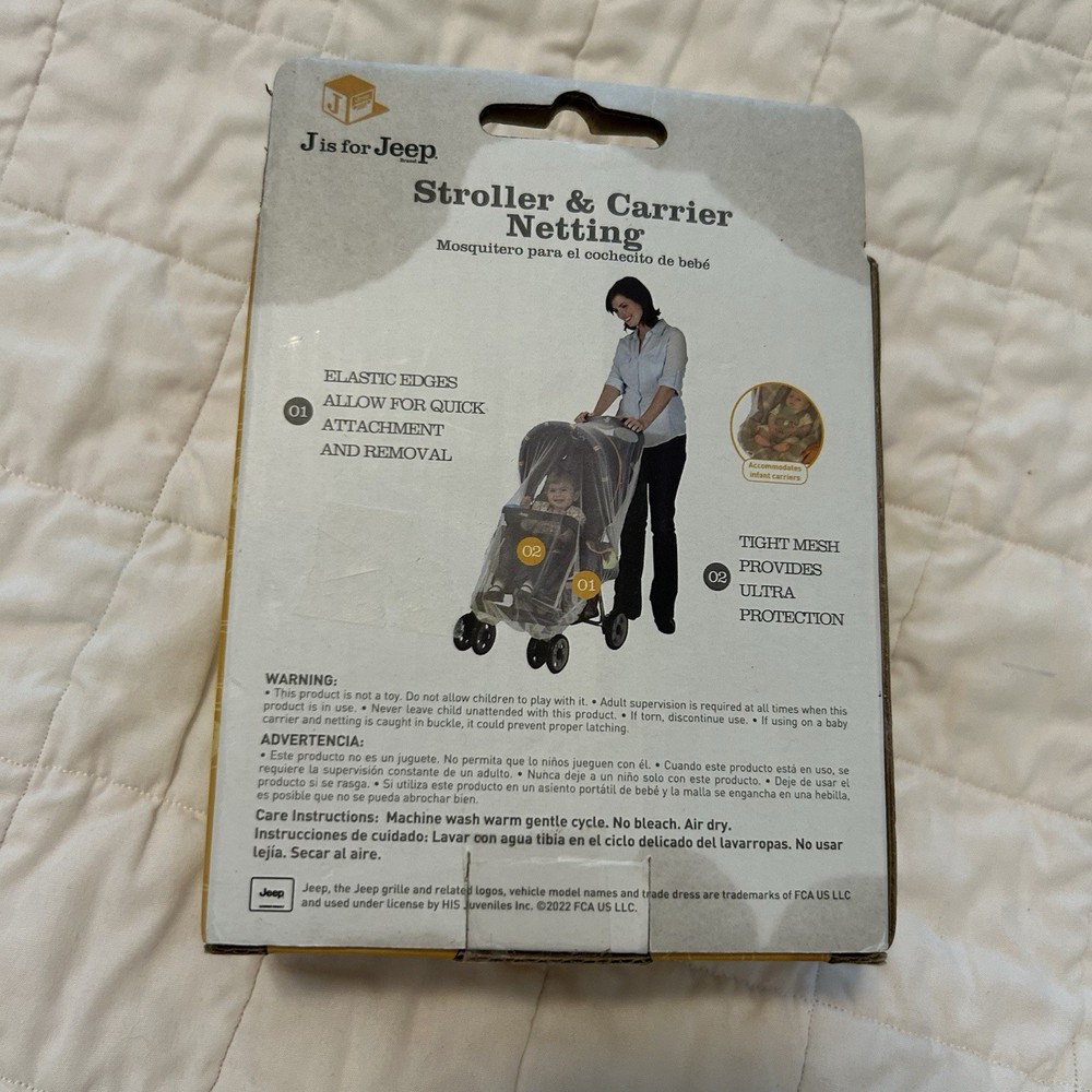 New Jeep Universal stroller & carrier netting Bug Protection