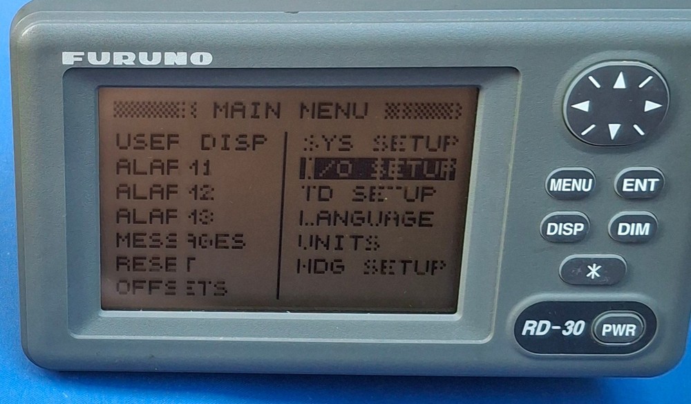 Furuno RD-30 Remote Organizer Multi Display Depth Temp Speed bad pixels for Part