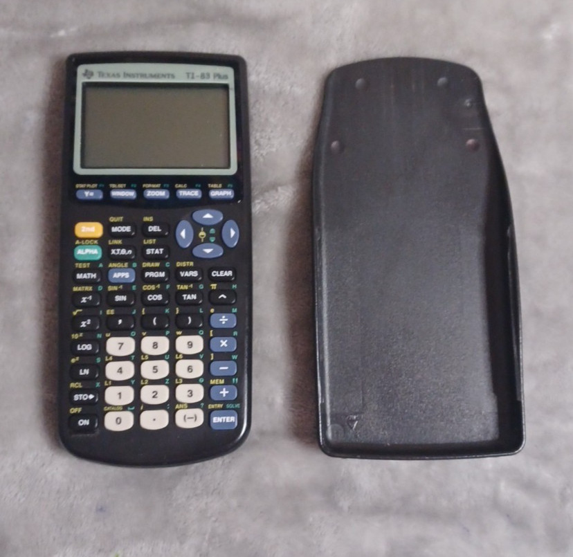 Texas Instruments TI-83 Plus Graphing Calculator Tested Works