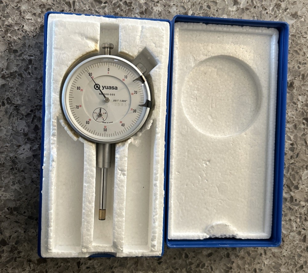 Yuasa Dial Indicator No. 300-005 with Case