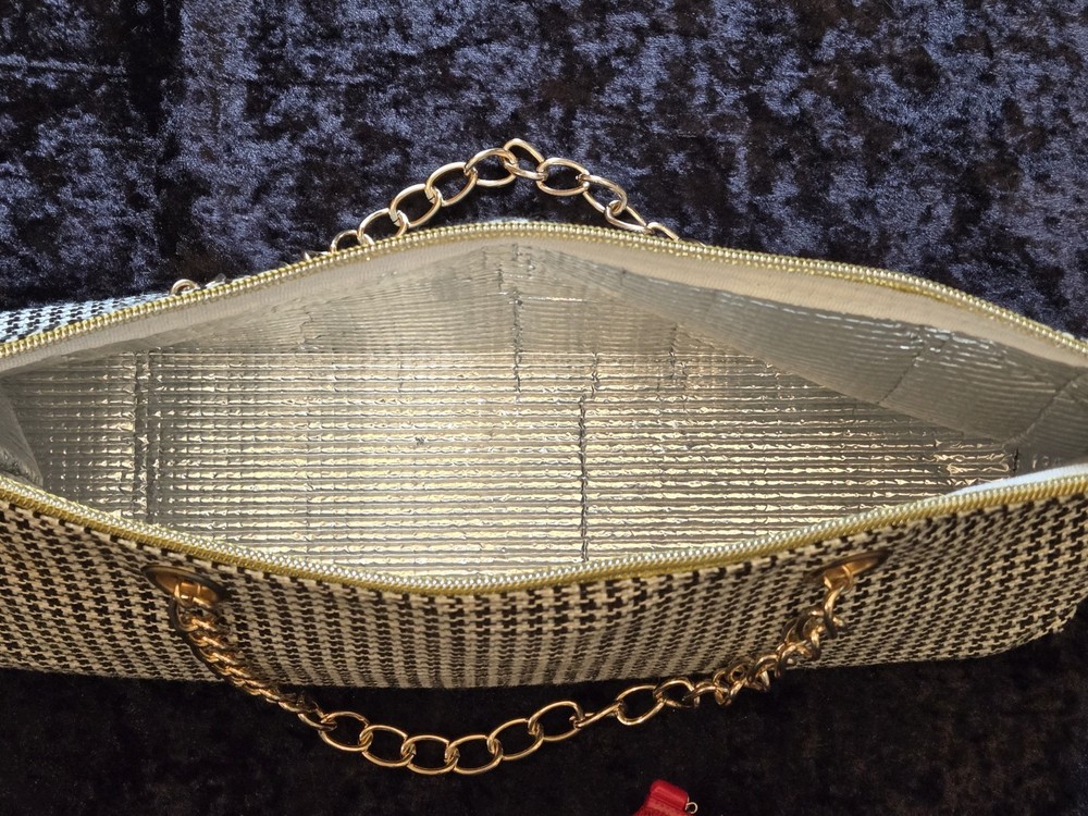 Houndstooth Wine Cooler Bag (D23)