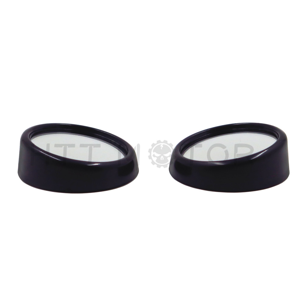 2 Pcs Universal 2" Wide Angle Convex View Adjustable Blind Spot Mirror for Car