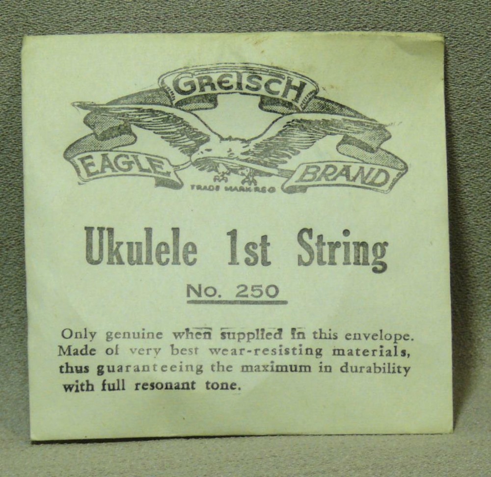 Two Vintage Gretsch Eagle Brand Ukulele Replacement String Set