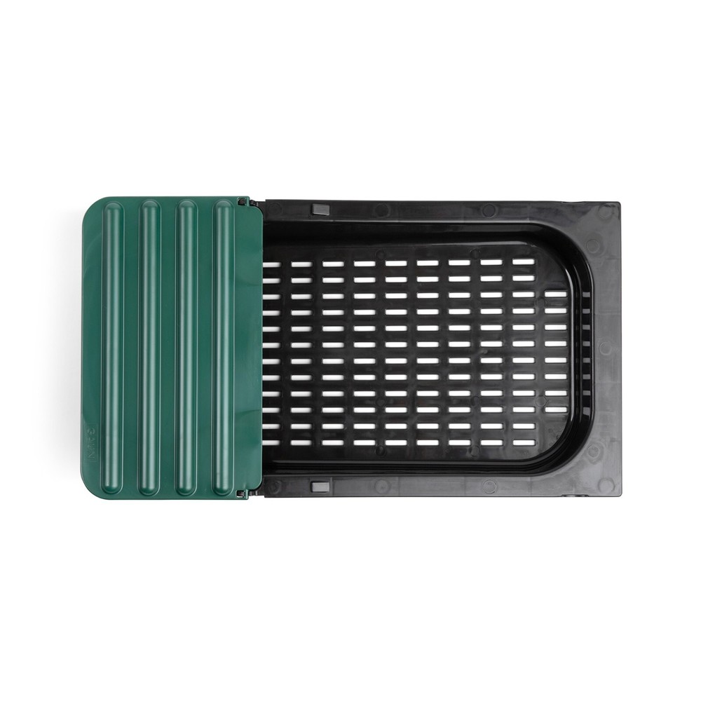 Homestead Essentials 2 Compartment Reverse Roll Out Chicken Nesting Box w/ Lids