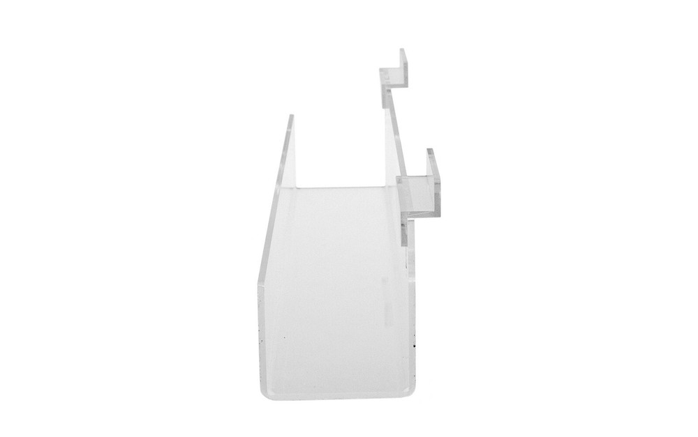 Display Rack Slatwall Wall Mount 12" J Shelf Floating Effect Qty 12