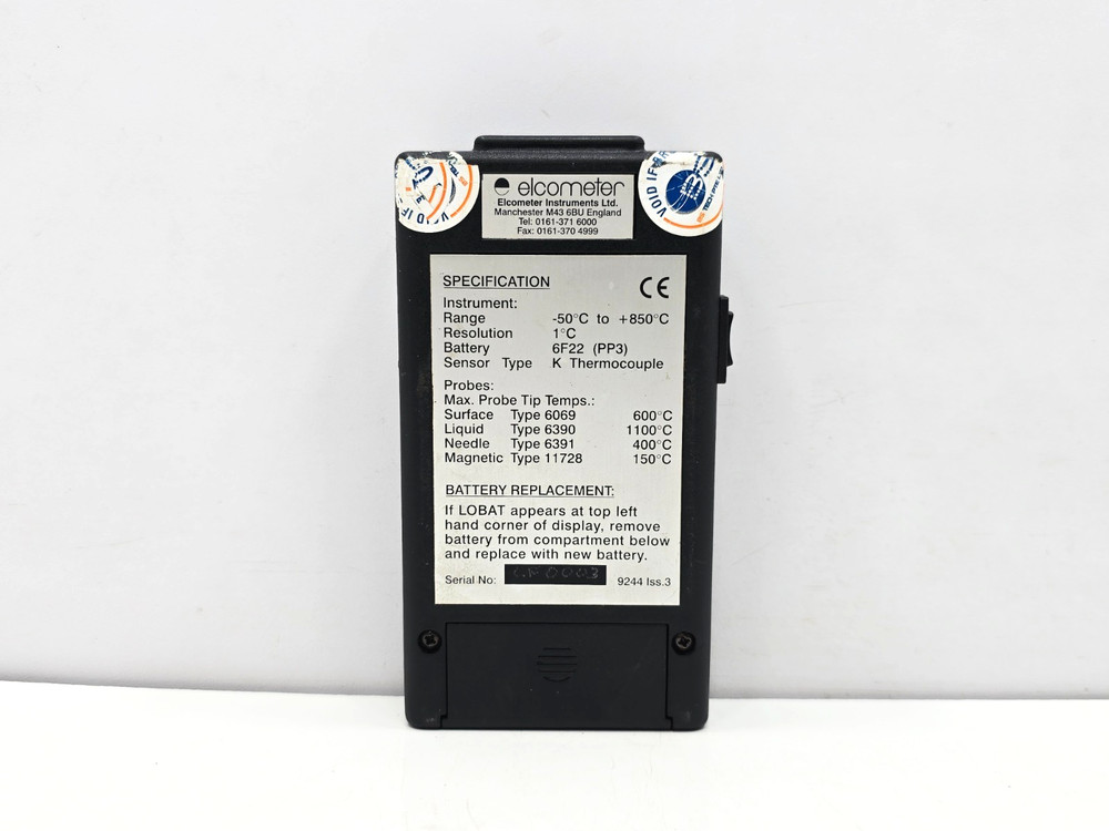 ELCOMETER 203 DIGITAL THERMOMETER