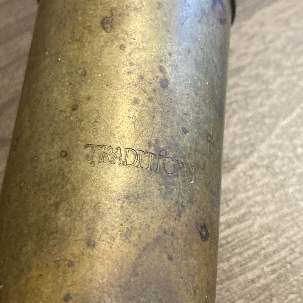 Vintage Brass Muzzleloader Supplies Loader Measure Black Powder