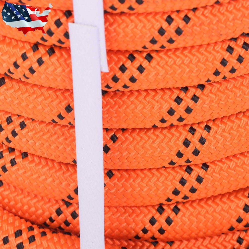 Pulling Rigging Line3/4" × 120' Double Braid Nylon Polyester Arborist Bull Rope