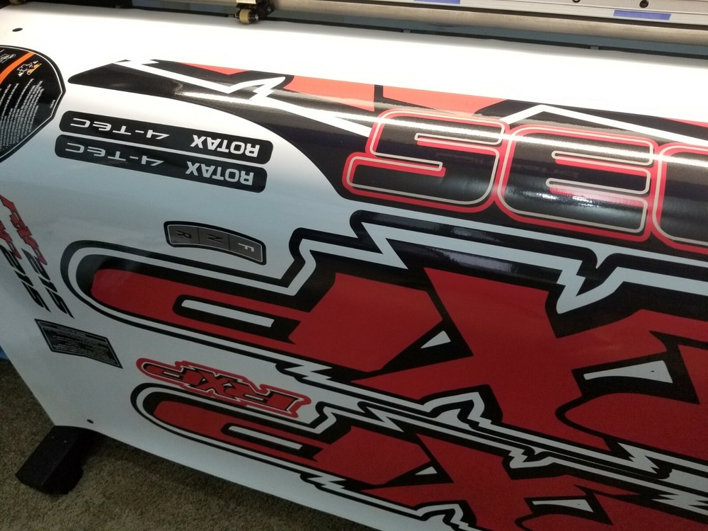 SEADOO RXP 215 2007 Graphics / Decal / Sticker Kit RED