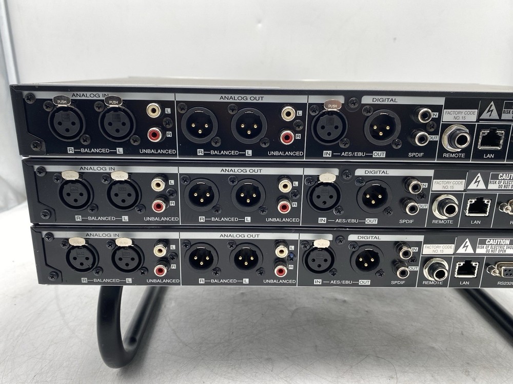 Lot of 3 Marantz PMD580 Rack-Mount CompactFlash Network Solid State Recorder