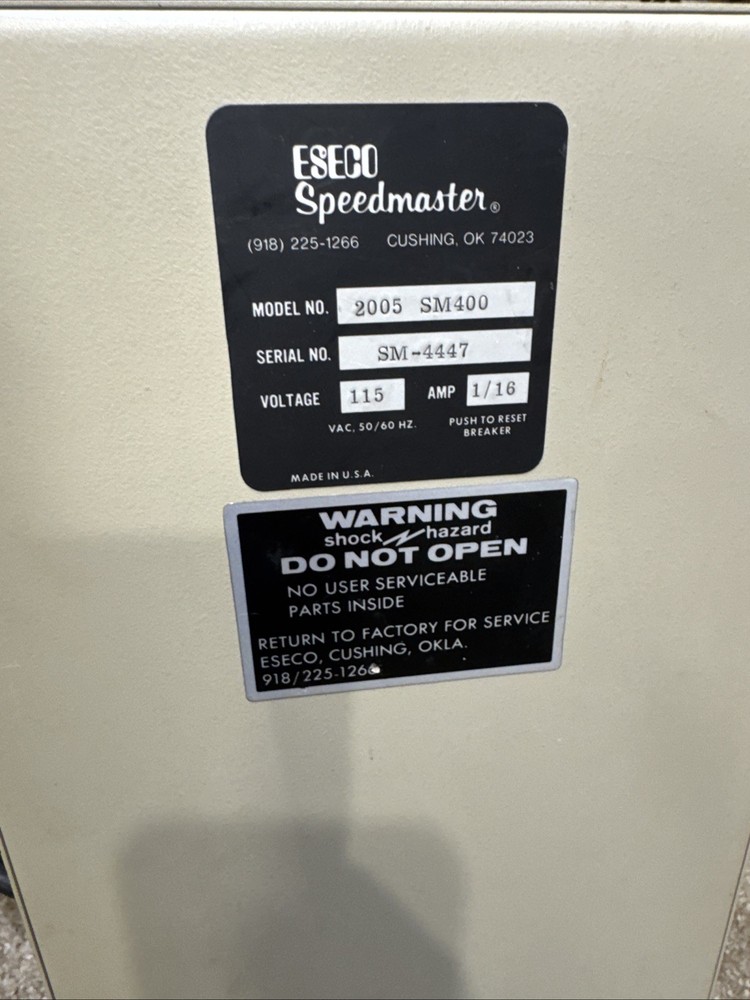 Eseco Speedmaster Exposure & Color Analyzer MS 400 UNTESTED