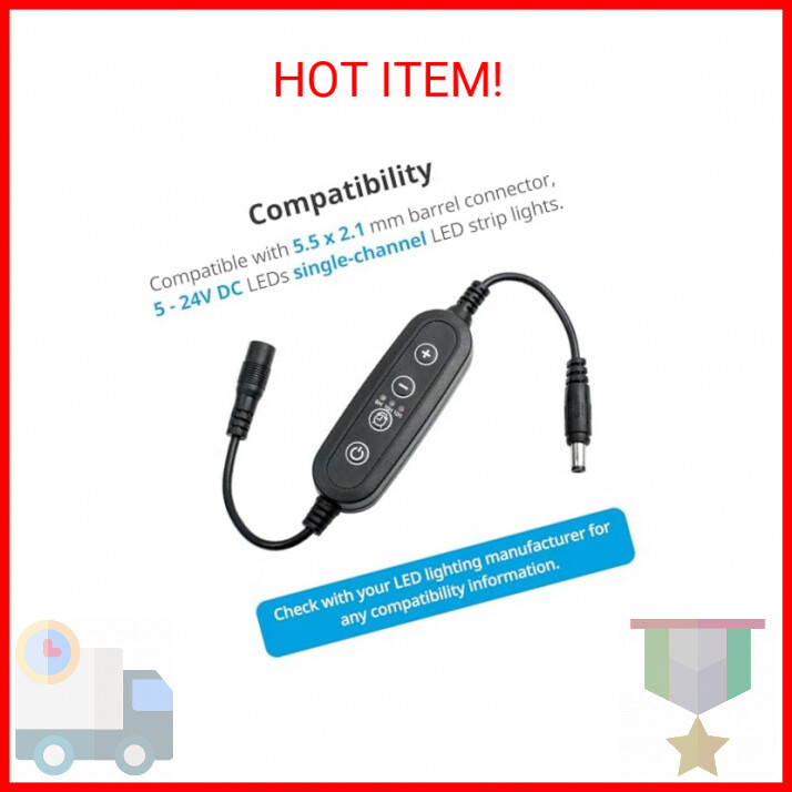 NICREW Aquarium Light Timer&Dimmer, Easy to Program Fish Tank Light Controller