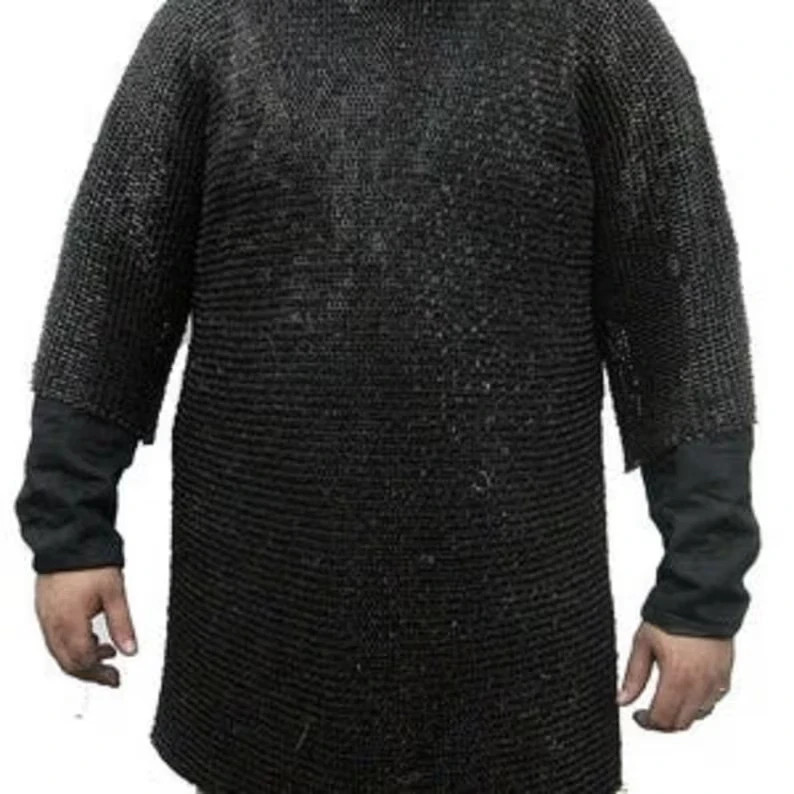 Chainmail Shirt ,9mm Flat Riveted With Washer, Medieval Chain Mail Armor