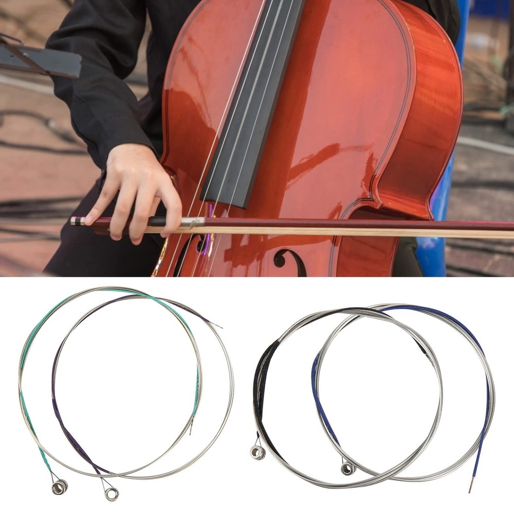 4pcs Viola Strings with Silver Wound Copper? Winding Steel Core