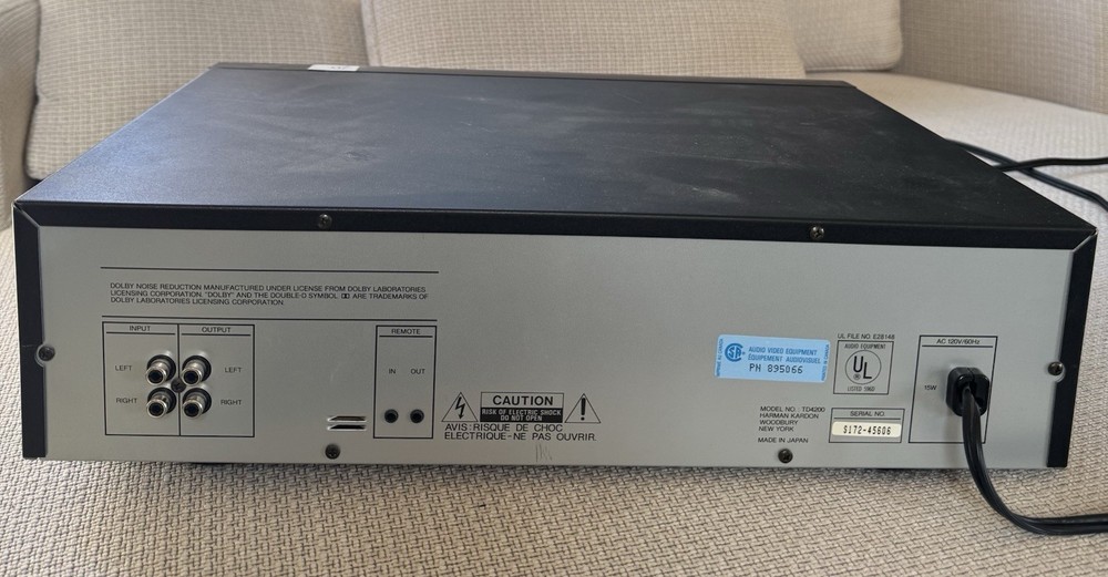 Harmon Kardon TD4200 Cassette Deck