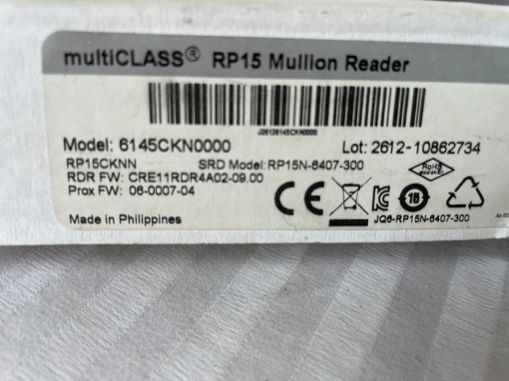 HID multiClass RP15 Mullton Reader Model 6145CKNOOOO