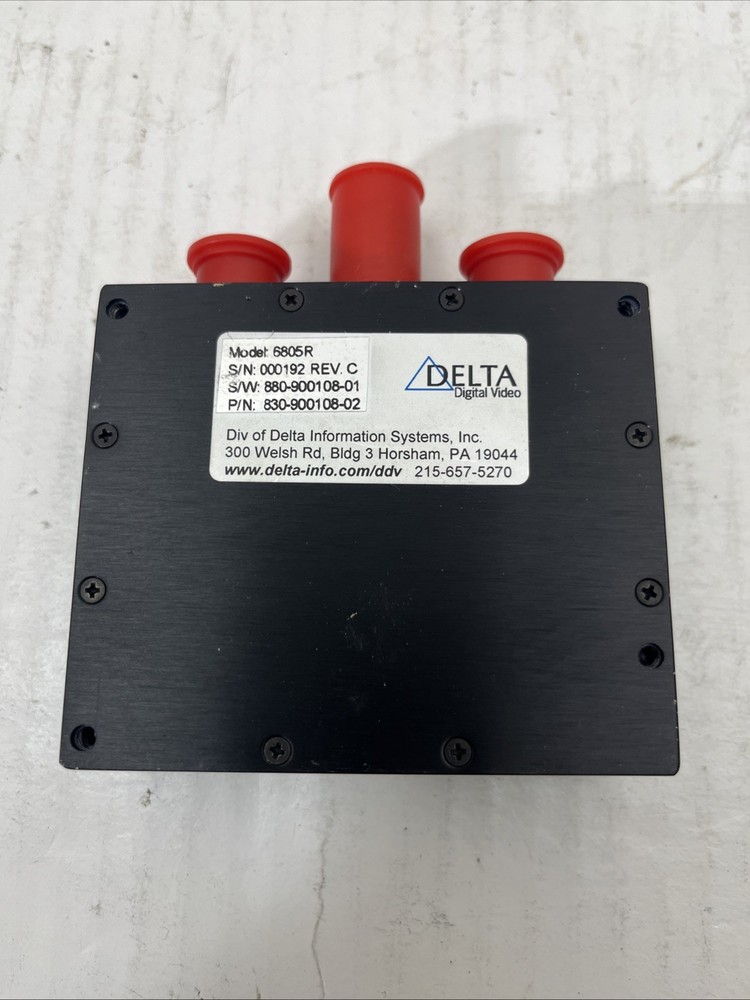 DELTA DIGITAL VIDEO ENCODER, 6805R H.264 HD/SD COMPACT / RUGGED, SMALL AIRCRAFT