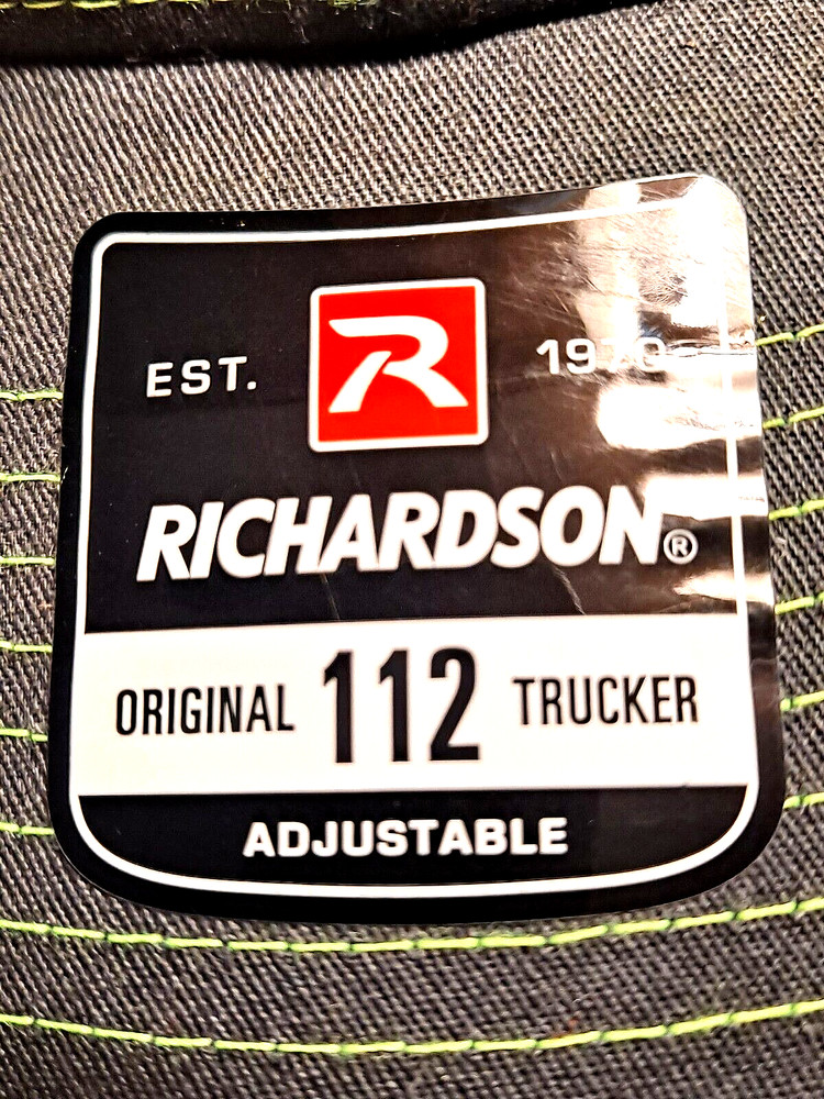 Richardson 112 Trucker Hat 2 Tone Mesh Snapback Adjustable Paxton Contractors