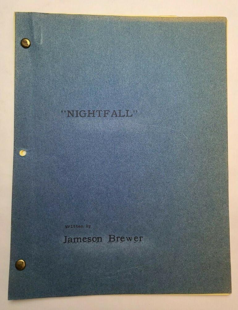 NIGHTFALL / Jameson Brewer 1960's Unproduced TV Script SYNOPSIS
