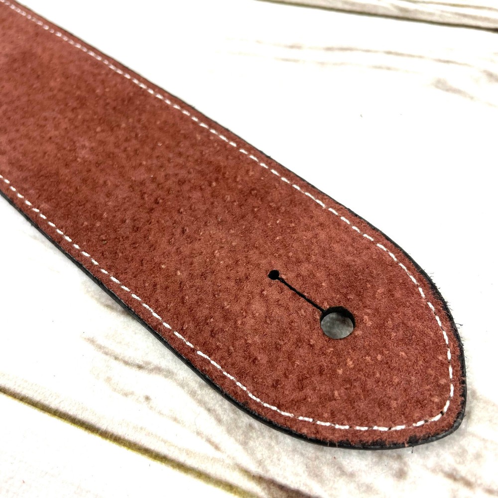 Walker & Williams LC-11 100% Handmade Leather Strap Hand Tooled Live Oak Pattern