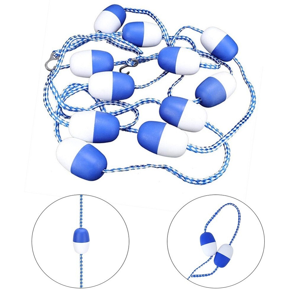 Nylon Swimming Pool Float Line 5M Featuring Effective Visibility and Durability