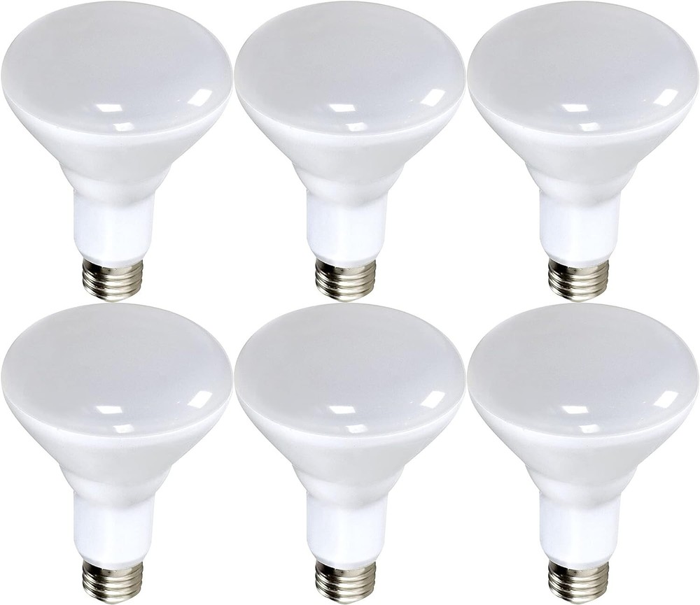 Satco S9639 - 16.5 Watt LED BR40 Dimmable Reflector Bulb - 120 Volts (6 Pack)