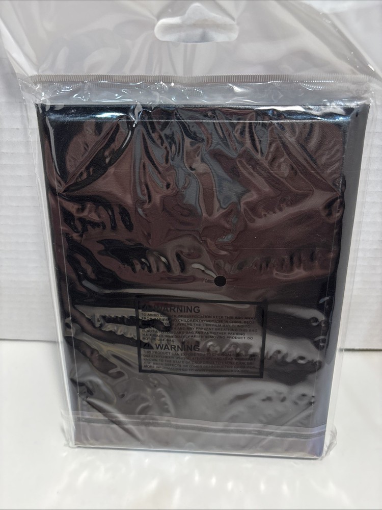 Excello 5”x7” Triple Sided Panel Black Table Tent Menu Sign