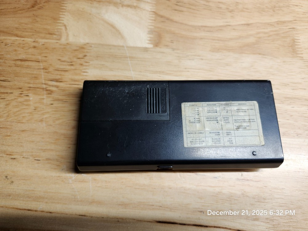 Vintage Calculator CASIO Personal Mini Electronic Casio Computer Japan