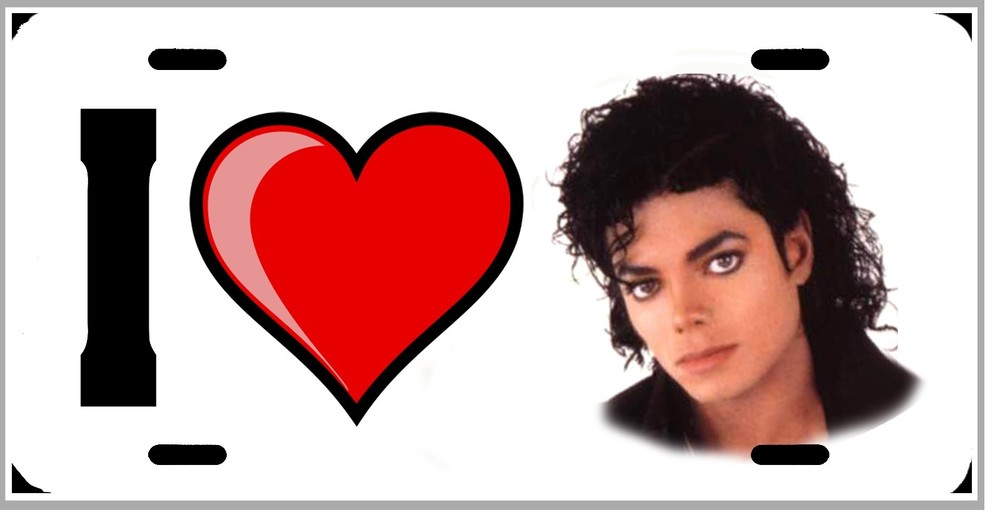 L@@K Michael Jackson  License Plate Vanity Auto Tag