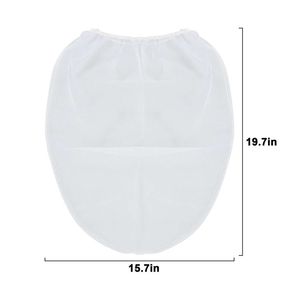 5PCS 5 Gallon Paint Strainer Bag with Elastic Drawstring Top Opening Nylon Mesh