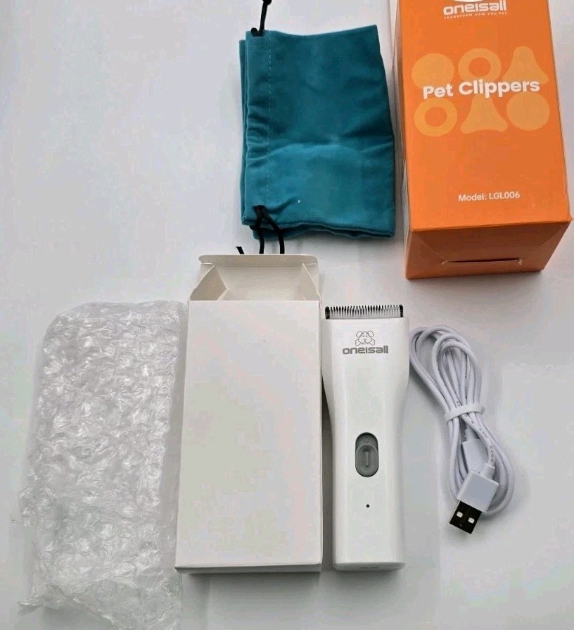 Oneisall Pet Clippers Model LGL006 White.
