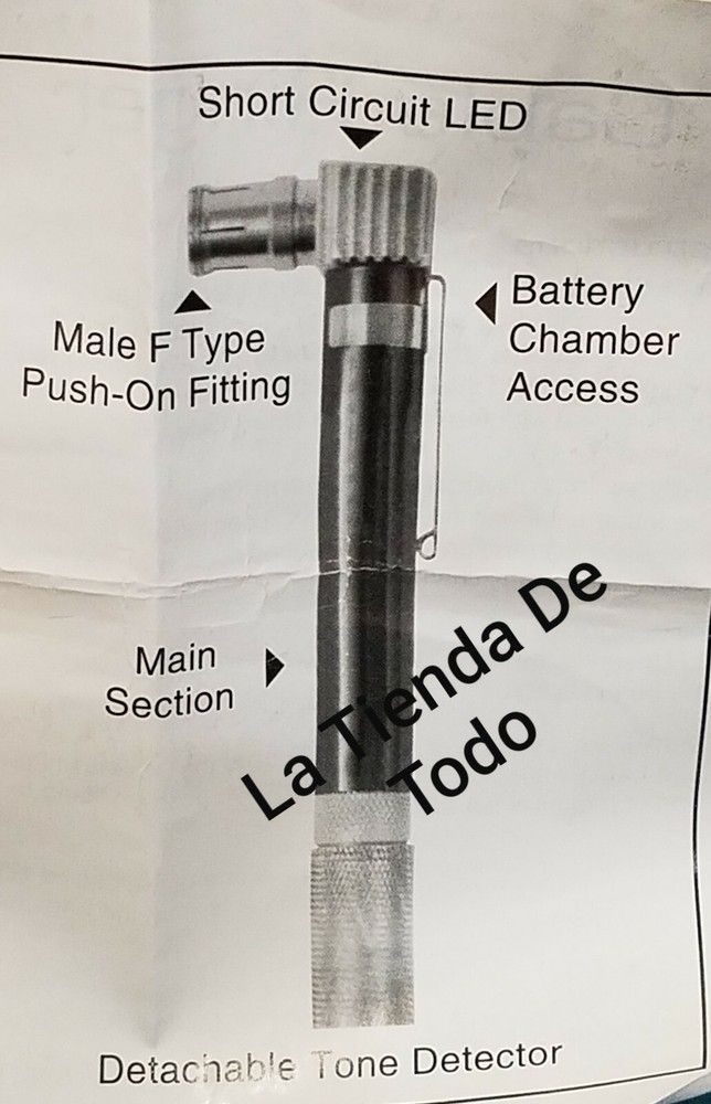 CABLE RINGER CONTINUITY IDENTIFICATION TONING TESTING TOOL READ